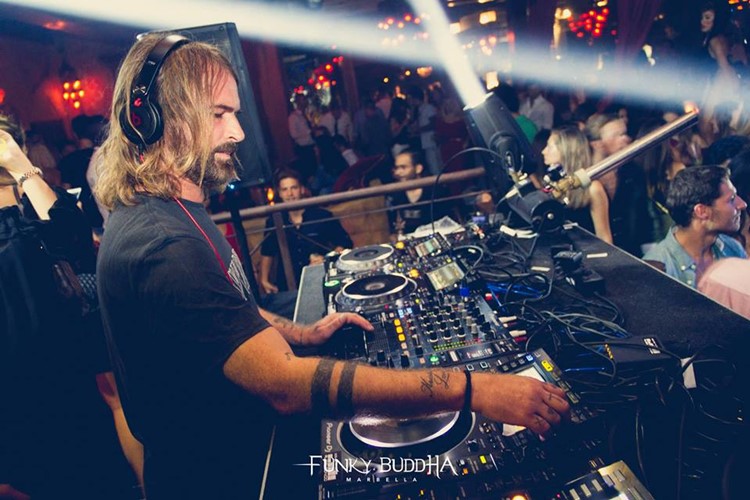 Funky Buddha nightclub Marbella dj mixing music fun party dance all night best place to be where to go