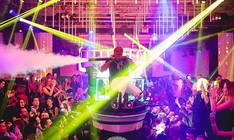 Gotha nightclub Dubai dj special effects