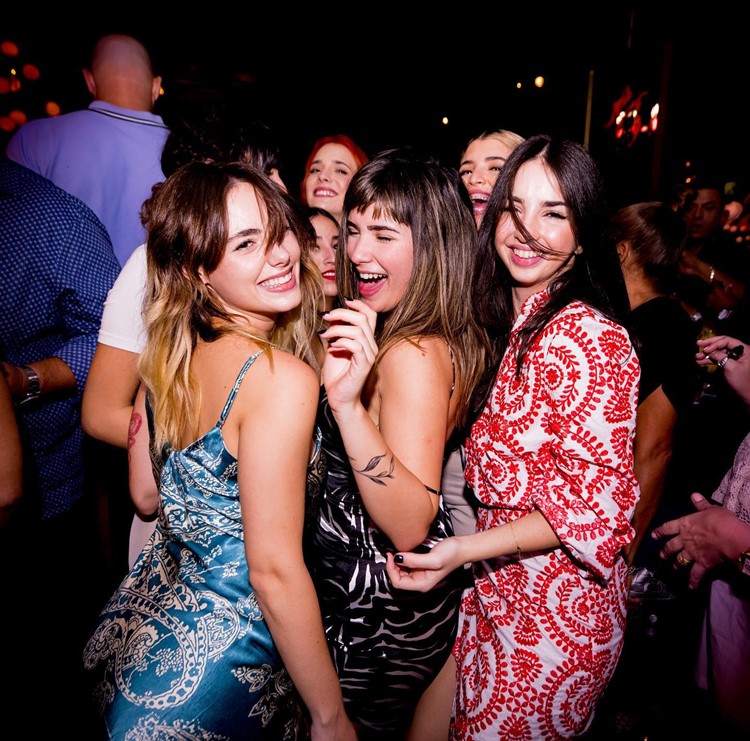 Gramercy club Miami pretty girls having fun go out party clubbing dance