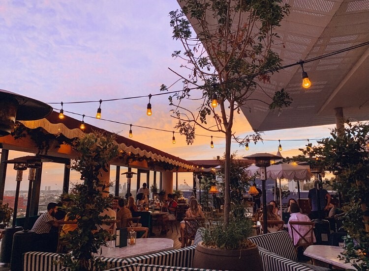 Harriets club Los Angeles book your own table now reserve celebrate alcohol bottles cocktails best drinks must see