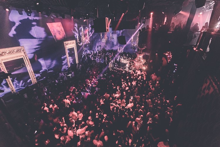 Heart nightclub Ibiza people enjoying a show