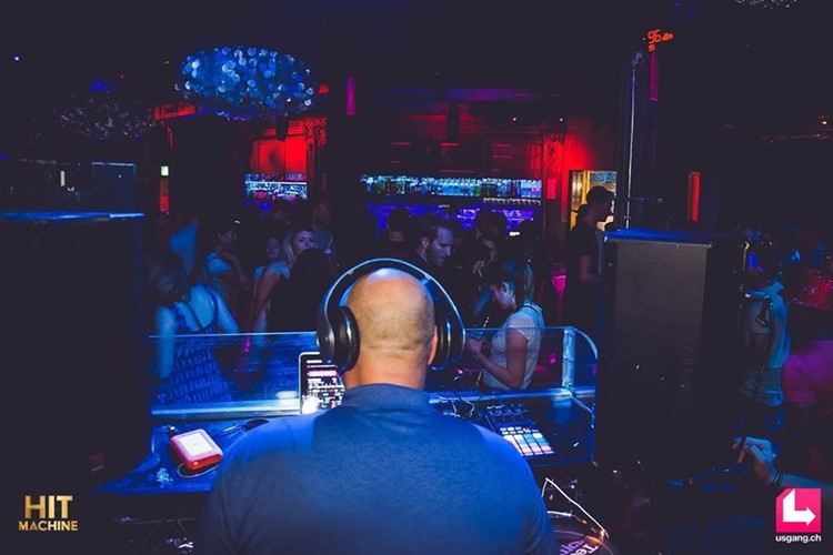 Hiltl nightclub Zurich dj mixing music fun party dance all night