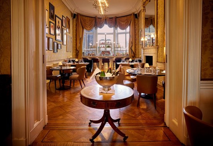 Home House private club in London view of the luxury interior design