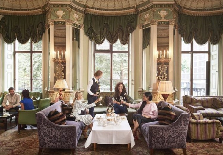 Home House private club in London members having drinks