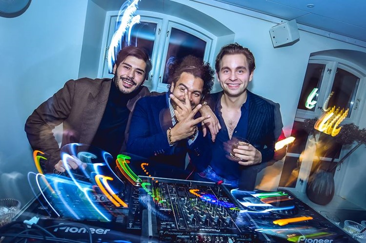 Izakaya Koi nightclub Malmo djs mixing music having fun party dance floor