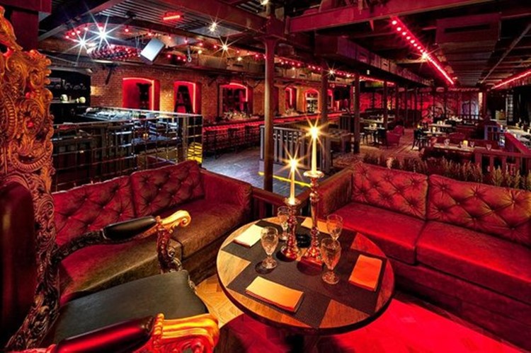 Jagger Bar nightclub Moscow view of the interior