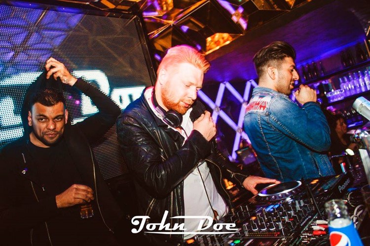 John Doe nightclub Amsterdam dj mixing music singer rapper