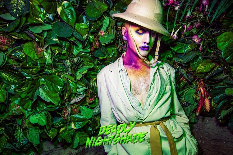 Freaky Jungle nightclub staff with white contact lenses and hat. Guest list not for everyone