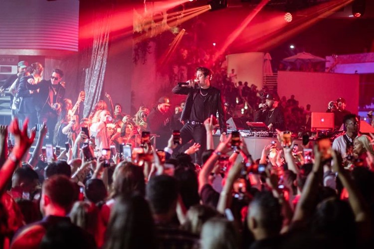 Kaos dayclub nightclub Las Vegas G Eazy celebrity concert fun nightout concert tickets crowd dance