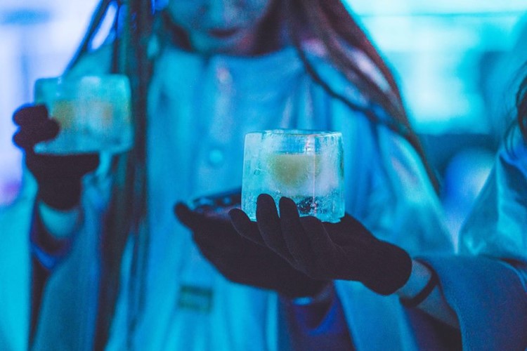 Karlovy Lazne nightclub Prague ice room drinks