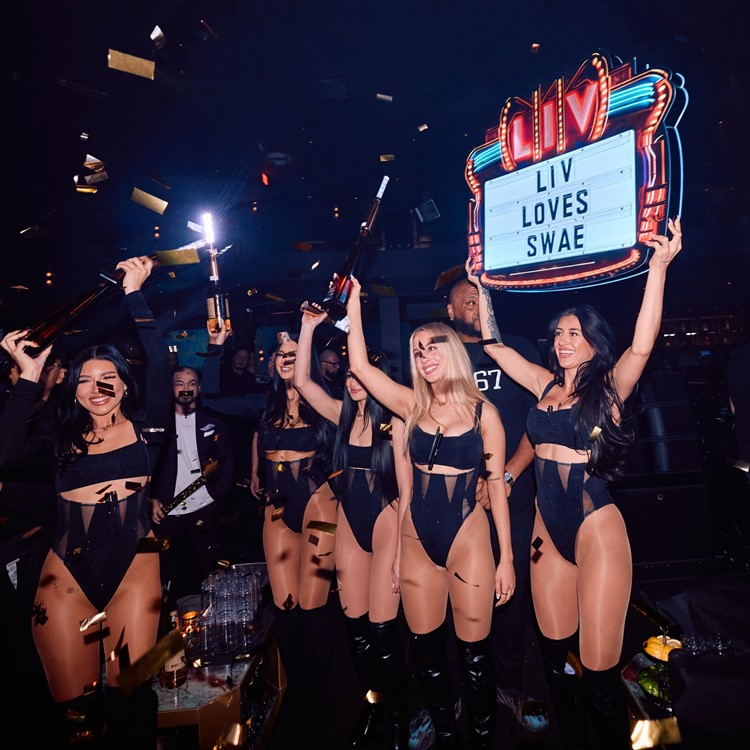 Liv, waitresses, bottle girls, book your table, guest list