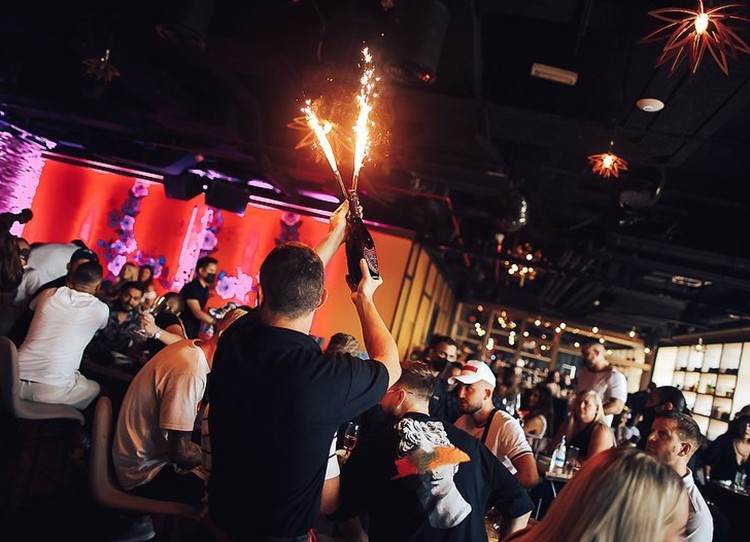 La Mezcaleria club Dubai champagne parade celebrate birthday hen bachelor parties package