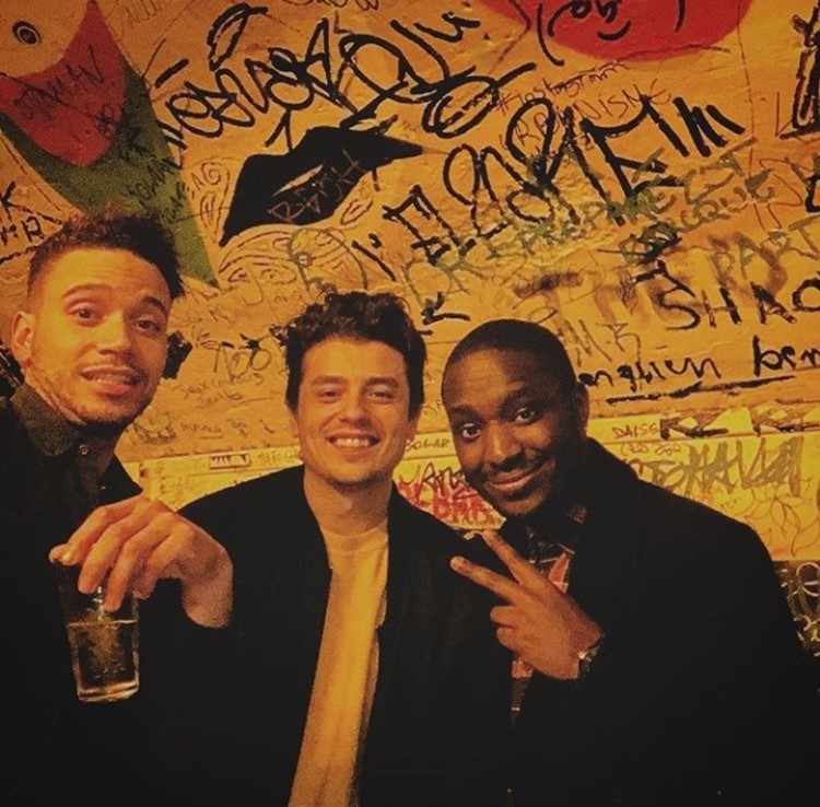 Le Panic Room nightclub Paris boys drinking and having fun