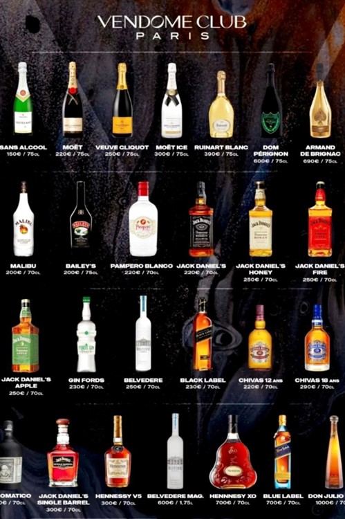 Party på Le Vendôme VIP nattklubb i Paris. Hitta promoters för gästlista i Clubbable