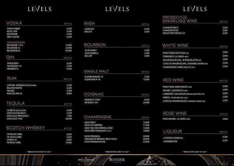 Party på Levels VIP nattklubb i Bangkok. Hitta promoters för gästlista i Clubbable