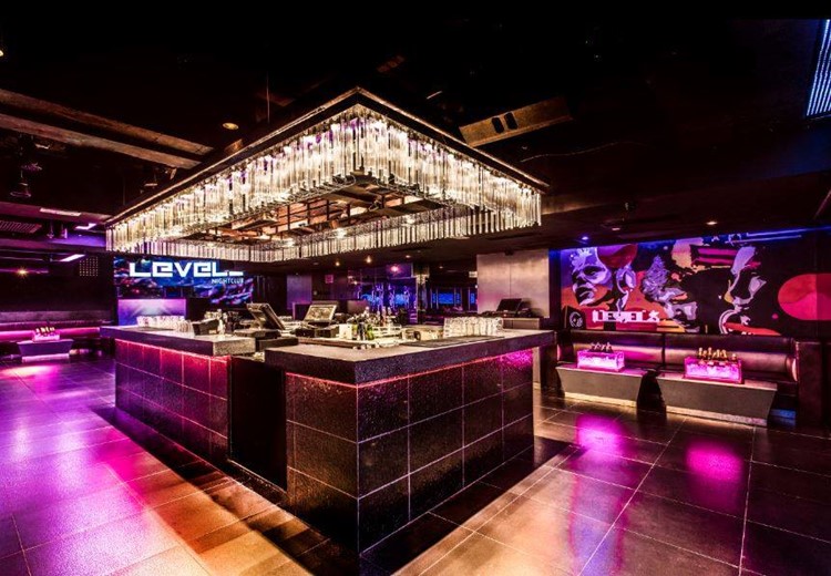 Levels nightclub Hong Kong interior square