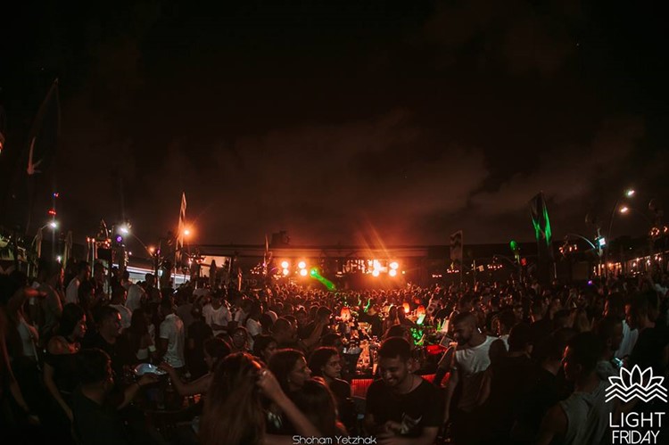 Light House nightclub Tel Aviv crowd having fun party night