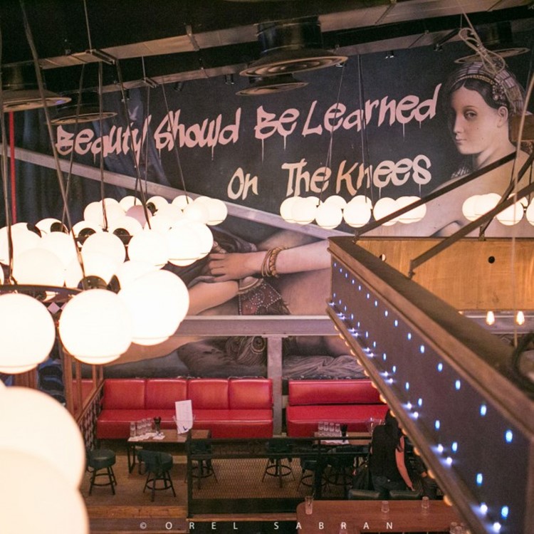 Lighthouse nightclub Tel Aviv view of the dining lounge area