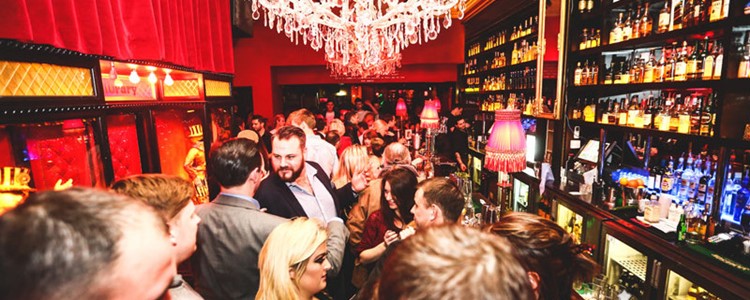 Lillie's nightclub club Dublin people having fun bar drinks music