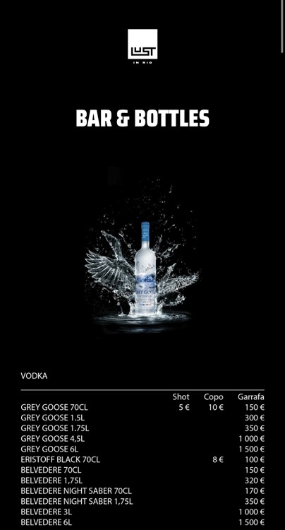 Soirée dans la boîte Lust in Rio VIP à Lisbon. Trouvez des promoteurs pour la liste des invités sur Clubbable