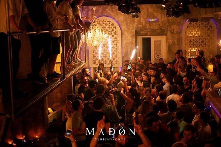 Madøn nightclub Mykonos