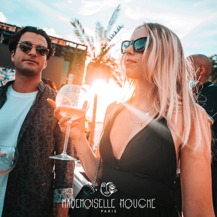 Mademoiselle Mouche club in Paris outdoor party blonde girl book vip table reserve now 