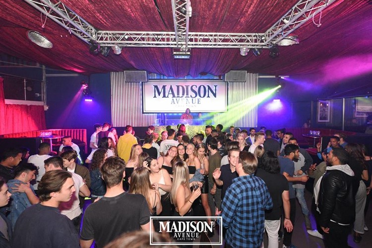 Madison Avenue Club nightclub Cape Town dj mixing music crowd partying