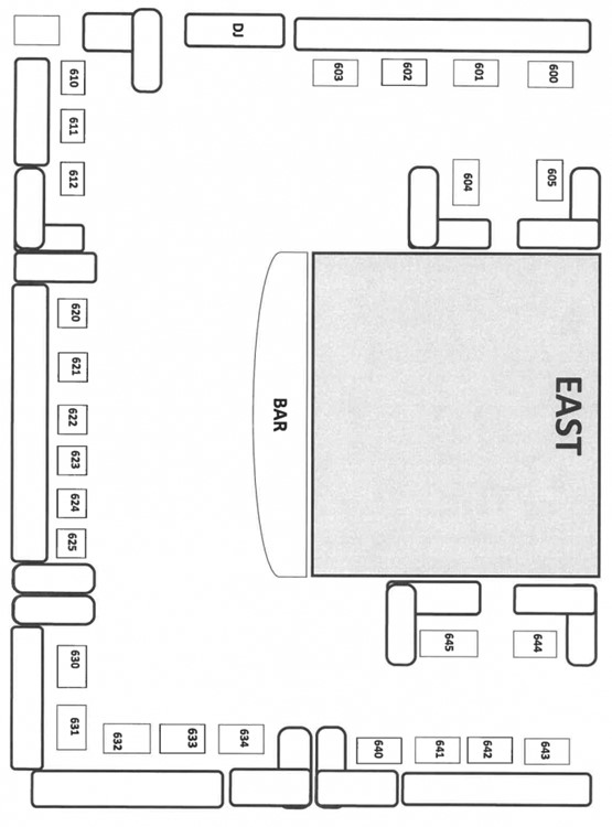 Magic Hour NYC club table booking reservation areas east side celebrate hen birthday bachelor parties