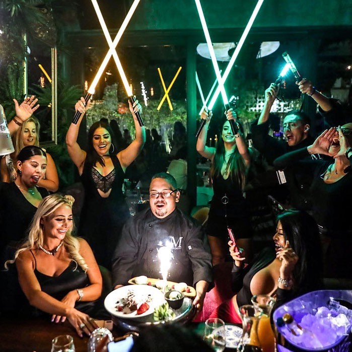 Mandrake club Miami fun birthday celebration book your table