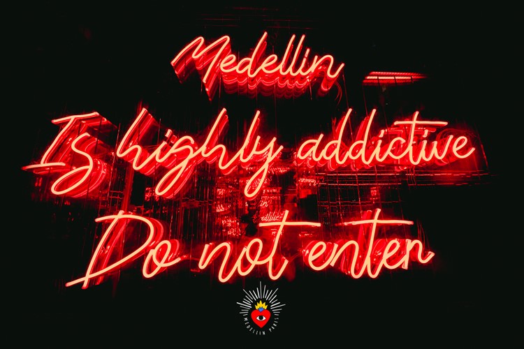 Medellin nightclub Paris famous sign pictures go out must see