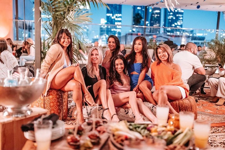 Members Only club in Los Angeles girls table booking vip reservation food drinks go out open now