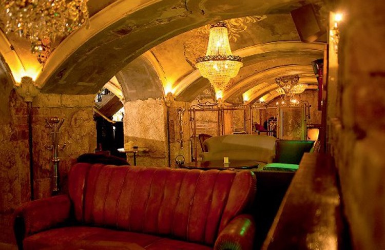 Mendeleev nightclub Moscow view of the interior