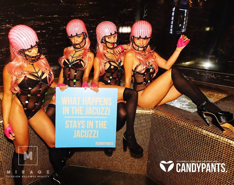 Mirage nightclub Marbella strippers dressed in sexy bodysuits and high heels