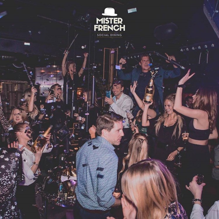 Mister French nightclub Stockholm party nightime go out tonight