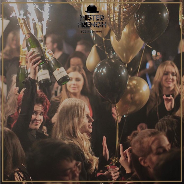 Mister French nightclub Stockholm celebrate girls boys fun party dance fancy clubstaurant