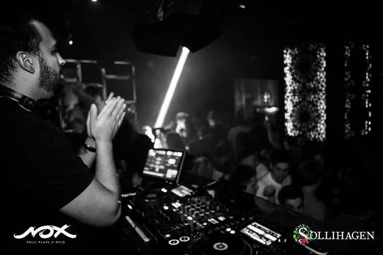 Nox and Sollihagen Club nightclub Oslo dj mixing music dance night party