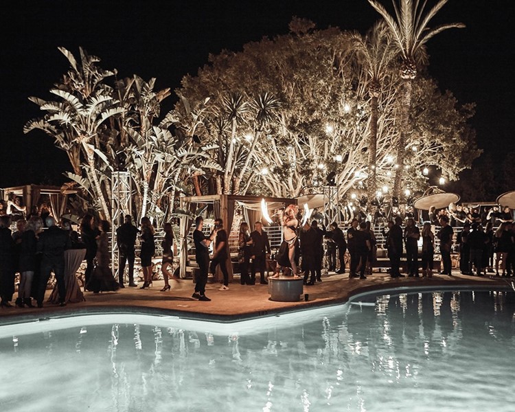 Nao Pool Club Marbella night party by the swimming pool book your table reserve now