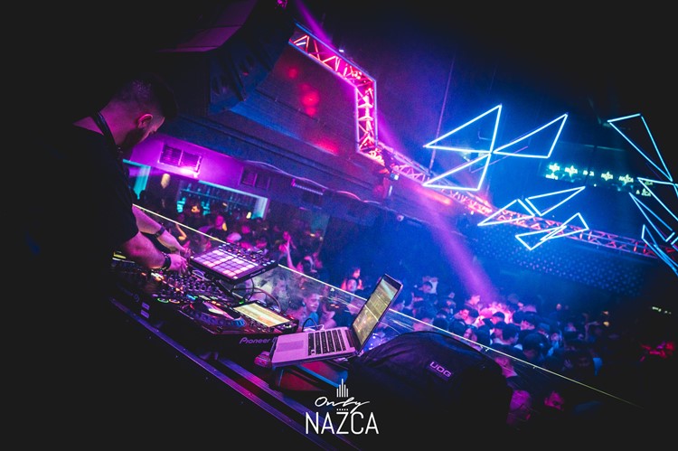 Nazca nightclub Madrid club fun live dj music party event lights show