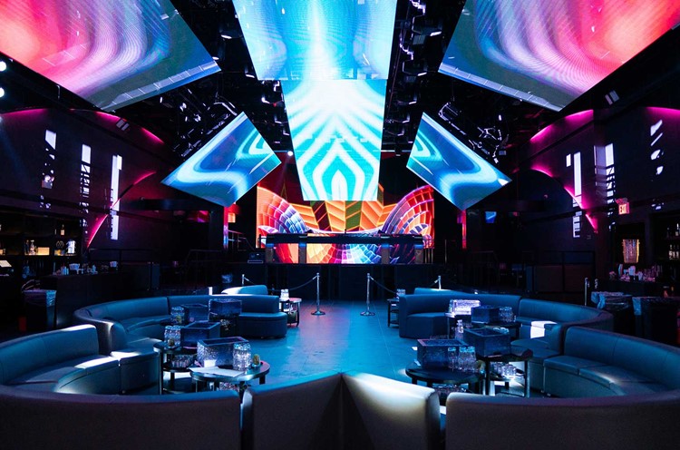 Nebula nightclub NYC stage show event party