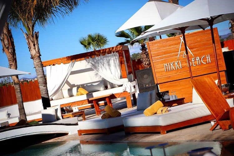 Nikki Beach club Marrakech pool clubbing luxury venue parties events