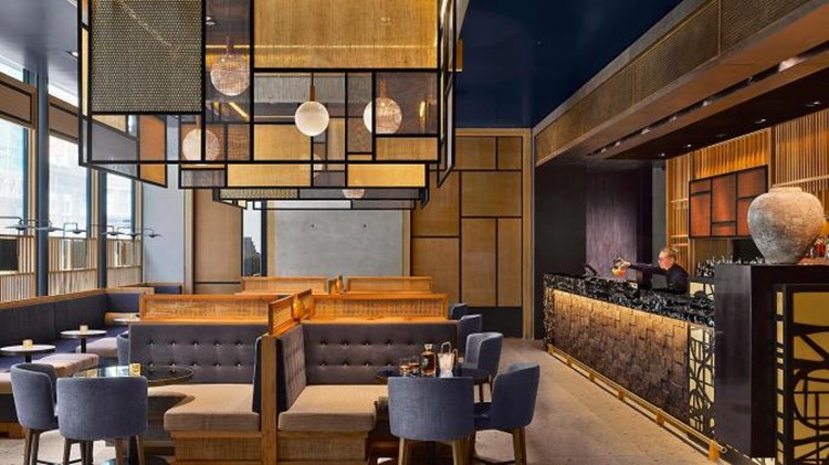 Nobu Shoreditch restaurant clubstaurant lounge food drinks cocktails guestlist book table posh fancy luxury