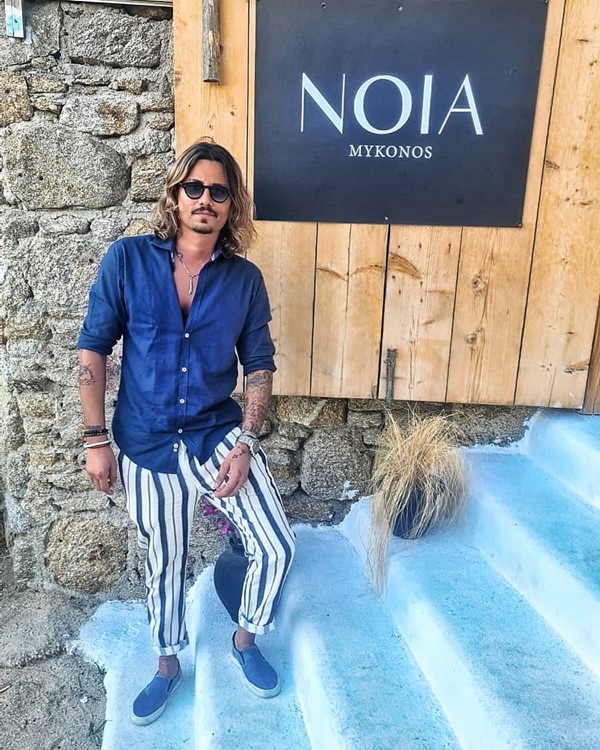 Noia club Mykonos famous actor Johnny Depp clubbing fun party event