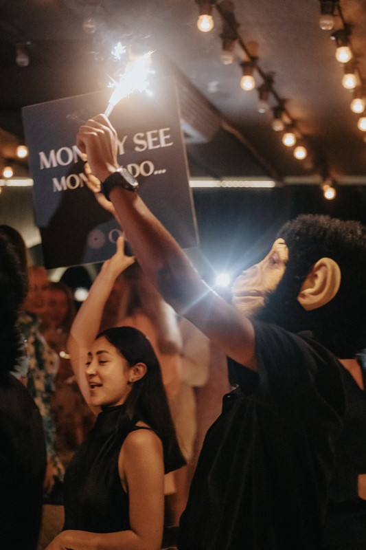 Occo club in Marbella celebrate champagne bottle parade bubbles birthday hen bachelor  