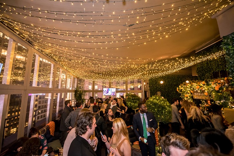 PHD Terrace club New York City fun night party pretty fancy crowd exclusive popular location