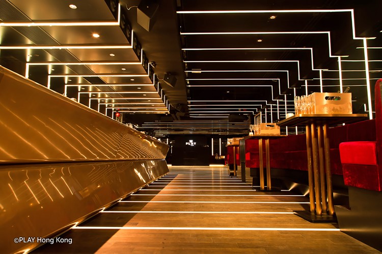 Play nightclub Hong Kong luxury interior design