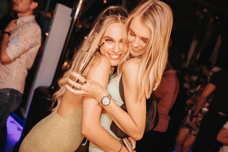 Pangea nightclub Marbella guest list girls blonde mini dress