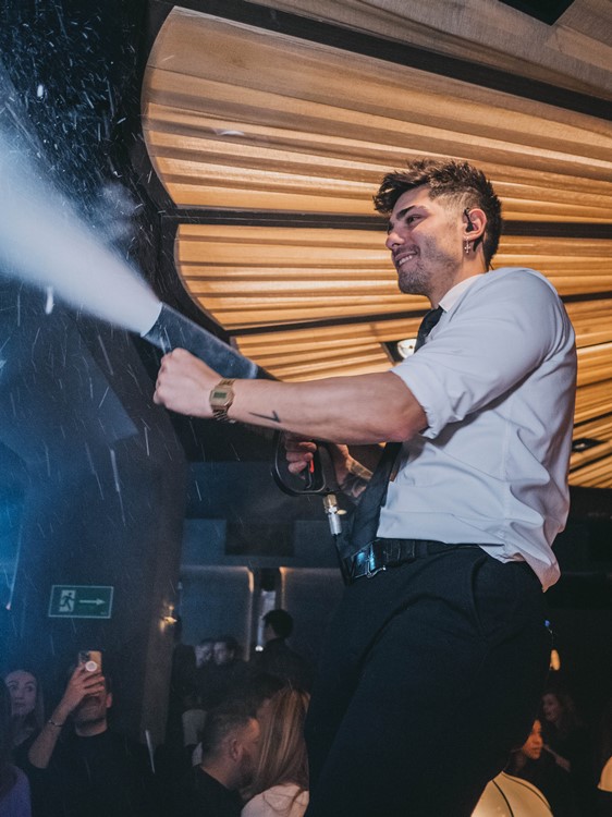 Panthera club Madrid bottle service spray bottle 