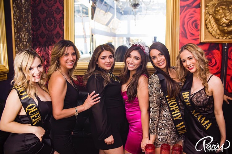 Paris in Scottsdale nightclub in Arizona ladies celebrating bachelorette parties hen celebration fun nightout