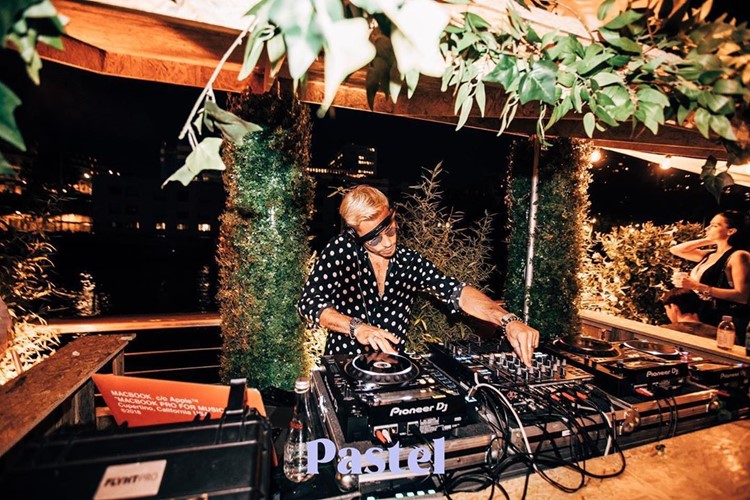 Pastel club Paris dj mixing music dance all night have fun must see drinks menu bottles book