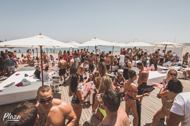 Plaza Beach nightclub Marbella